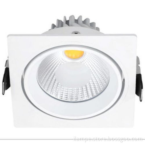 Newly designed LED square downlight with lacquer that bake cover and die casting aluminum radiator